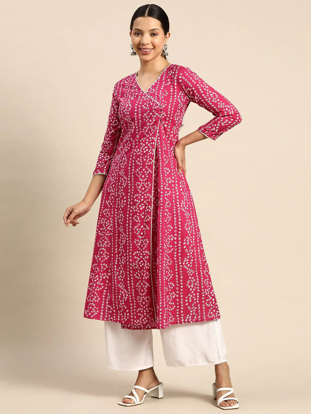 Light Maroon Embroidered Trouser Suit